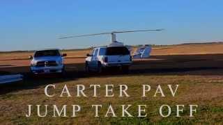 Прыжковый старт автожира Carter PAV jump Take  off