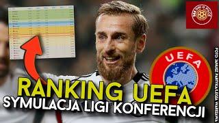 RANKING UEFA | SYMULACJA LIGI KONFERENCJI | LEGIA WARSZAWA i JAGIELLONIA BIAŁYSTOK z PEWNYM AWANSEM?