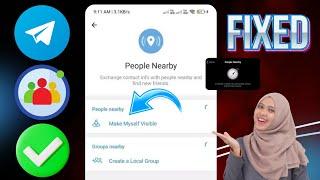Telegram'da Yakındaki Kişiler Seçeneğinin Görünmemesi Nasıl Düzeltilir