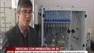 3Bs Research Group Activities on Regenerative Medicine at Jornal da Noite in SIC, 2016-02-16