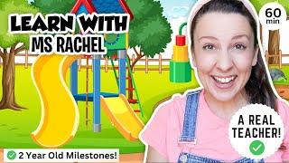 Toddler Learning Video with Ms Rachel | 2 Year Old Milestones, Speech & Social Skills for Toddlers