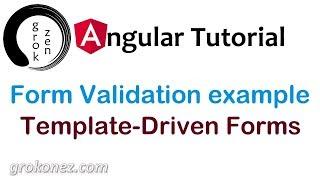 Angular 6 Form Validation example - Template-driven Forms