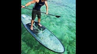 Clear Paddle Board/Clear SUP Board/Transparent SUP Paddle Board/See Through Paddle Board/SUP Board