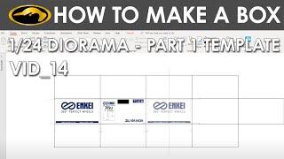 How to make scale box for garage dioramas - Part 1