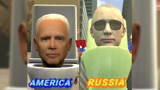 America vs Russia Skibidi Toilet