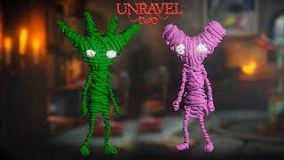 Unravel Two Mr. Cat Семейное прохождение! #2