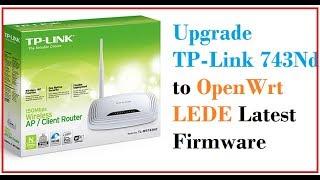 upgrade OpenWRT LEDE to TP Link 743ND V2