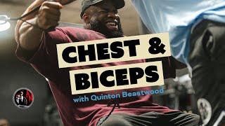 QUINTON BEASTWOOD, ARES Train Chest & Bicep at Iron Revolution