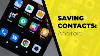 How To Save Contacts on Any Android Device And Never Lose Them Again