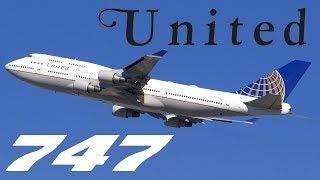 HD United Airlines Boeing 747-422 N118UA "747 Friend Ship" Final Takeoff from San Francisco Airport