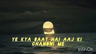 KYA BAAT HAI AAJ KI CHANDNI ME (GOAT) #music #song #old