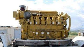 Cold Starting Up CATERPILLAR Engines and Cool Sound