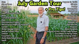 World Record Vegetable Grower's Garden Tour – July Edition, Secrets To Lush Organic Gardening