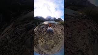 On my throne, ruling my #tinyplanet @ Colchuck Lake # #pnw #hiking #alpinelake #washington