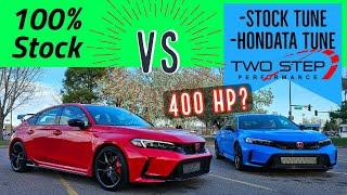 FL5 TYPE R POWER MODS | Stock VS Hondata VS TSP Stage 1 Tune | Dyno Time! | Episode 9