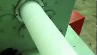 HDPE pipe punch machine