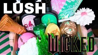 LUSH X Wicked Haul    (ASMR, no talking, tapping, scratching, hand sounds, lid and bottle noises)