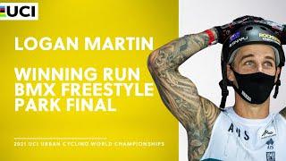 Logan Martin's Winning Run! 2021 UCI Urban Cycling World Championships