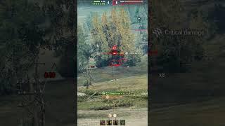 World of Tanks M103 Gameplay Fire on Action #wot #worldoftanksFireAction #youtubeshorts #gaming