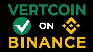 Vertcoin on Binance!