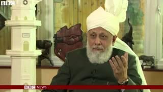 BBC News  Khalifa of Islam says Mosques should have message of harmony and peace   Croydon Islam