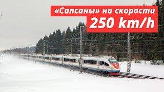 «Сапсаны» на скорости 250 км/ч, Торбино