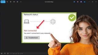 [FIX] "You Aren't Connected to Any Networks" Network Status