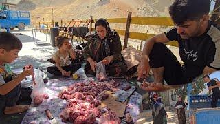 Nomadic Life  Distributing Mutton to the Needy for Eid al-Adha  | A Day of Giving, Faith & Unity
