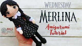 Wednesday Addams Amigurumi Tutorial | Amis Tejiendo Momentos ENG/SPA Subs