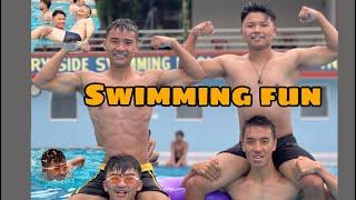 Swimming pool fun||full entertainment/jeevan grg/#swimming #kathmandu #entertainment #nepal