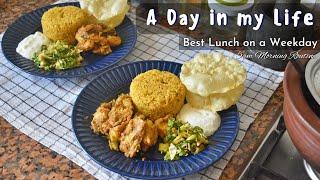 Weekday 5am Routine | Best Lunch Combo | A Day in my Life | Mixed Vegetable Pulao | Chicken