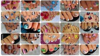 25 Toenail Art Designs Compilation  Дизайны Ногтей Педикюр