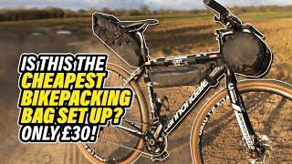 Bike Packing Bag Set-up For Only £30! Lidl Bike Packing Bags Review