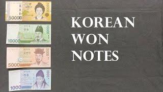 Korean Won Notes Explained (원, ₩, KRW)