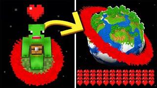 Minecraft dar Inimile mele = Dimensiunea Lumii