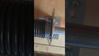 Garage Door Spring QUICK TIP #torsionspring #diy #tutorial