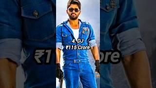 ALLU ARJUN 10 Highest Grossing Movies  / #shorts #alluarjun #movie #south #viral