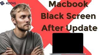 4 WAYS | MacBook Black Screen After Update to macOS Sequoia? Fixed!