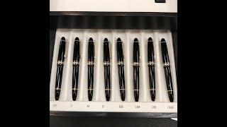 MOSCOW PEN SHOW 2018 | Стенд MONTBLANC | Тестирую разные перья  |  ProPencils