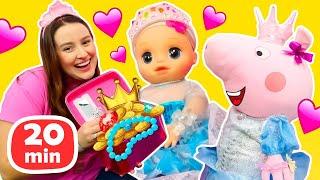 Dia de beleza! História infantil com a bebê Baby Alive e a Peppa Pig