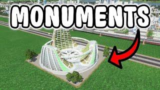 The BEST way to benefit your City - MONUMENTS!