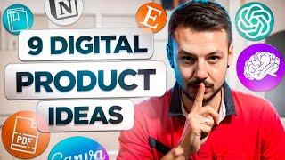 9 Digital Product Ideas You Can SELL ONLINE