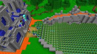 Minecraft NOOB vs PRO by Glad Noob DEFEND THE CASTLE FROM THE ARMY OF MONSTERS