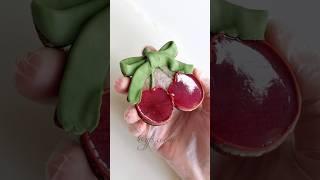 Satisfying fruit cookie decorating #cookiedecorating #royalicing #cookies #satisfying