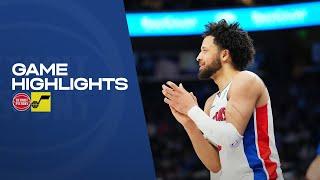 Full Game Highlights | Detroit Pistons vs. Jazz