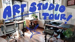 Art Studio Tour | Tiny Home Studio