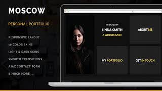 Moscow - Personal Portfolio | Themeforest Website Templates and Themes