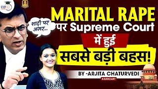 Marital Rape Supreme Court hearing: Supreme Court questions logic behind exception to Marital Rape