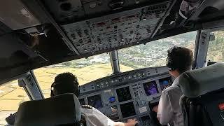 Heart-Stopping Airbus A319 Cockpit View : Landing at the World's Most Dangerous Airport - Paro!!!!!