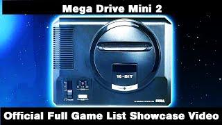 Mega Drive Mini 2 - Official Full Game List Showcase Video